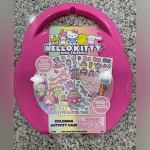 Hello kitty and friends Easter coloring activity case